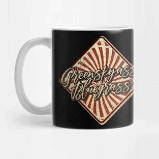 greensky bluegrass vintage design on top Mug